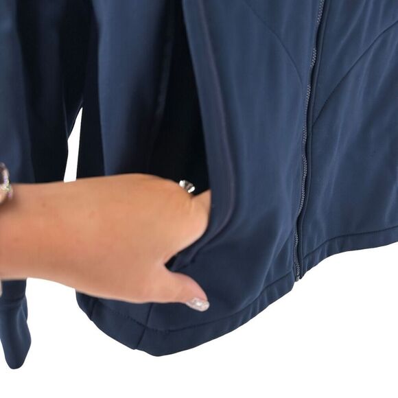 Nashville Predators Jacket Mens Size M Full Zip Navy Blue Antigua Fleece Lined - Picture 6 of 10